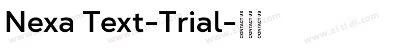 Nexa Text-Trial字体转换